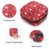 Sanitary Pad Storage Bag, Tropical Fruit Pattern, for First Periods, Girls and Women, Multicolor 7 view 3