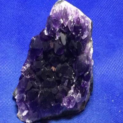 CZAOINCU Uruguay Extra-Dark Amethyst Quartz Cathedral Display Specimen