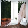 GOKSEL Blackout Curtains, Set of 2, 140 x 245 cm, Cat Design view 2