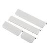 UIHMSWYAL Simple White Cabinet Door Edge Handle, Minimalist Concealed Handle for Cabinets and Drawers (White 6814B 256, Length 400) view 4