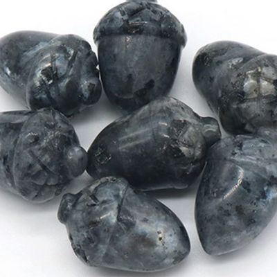 Raw Crystal Stones and Natural Crystal Hazelnut Figurines for Home Decor
