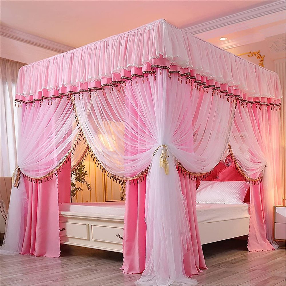 GLMGBP Princess Mosquito Net Canopy for 1.8 x 2.2 m Bed, A03