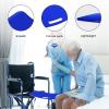 YXCMD Curved Transfer Board with Handle for Patient Transfers, Blue view 4
