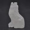 CZAOINCU Wolf Figurine, Natural Rose Quartz Crystal, 1.5 in view 4