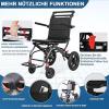 Lightweight Folding Transit Wheelchair for Seniors and Adults view 4