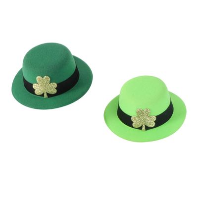 TOVINANNA 2-Piece St. Patrick’s Day Hat Hair Clips