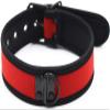 Neoprene Muzzle for Puppies, Dog Head Mask with Collar, Red, One Size view 4