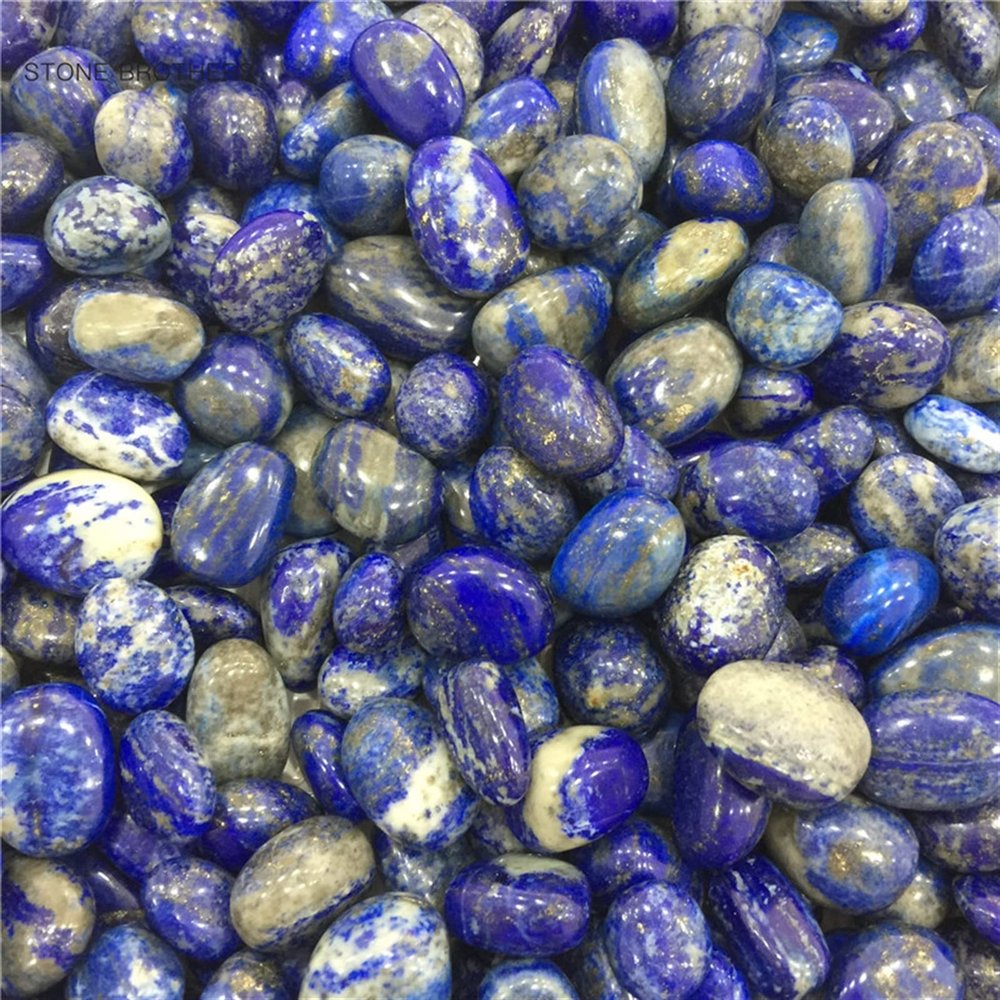 CZAOINCU Natural Stone Decoration 500g Lapis Lazuli Quartz Gravel