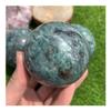 CZAOINCU Room Decoration Healing Stone, Natural Dioptase Crystal Ball, Healing Emerald Copper Crystal Stone for Home Decor and Balance view 1