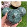CZAOINCU Room Decoration Healing Stone, Natural Dioptase Crystal Ball, Healing Emerald Copper Crystal Stone for Home Decor and Balance view 4