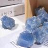 QINGQI Beautiful Natural Blue Calcite Crystal, Rock Mineral, Aquarium and Home Decor (Size: 10–30 g) view 1
