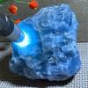 QINGQI Beautiful Natural Blue Calcite Crystal, Rock Mineral, Aquarium and Home Decor (Size: 10–30 g) view 3