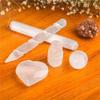CZAOINCU Natural Selenite Crystal Heart, 4 cm, Home Décor view 2