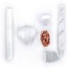 CZAOINCU Natural Selenite Crystal Heart, 4 cm, Home Décor view 4
