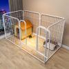 Dog Playpen, Large Indoor/Outdoor Exercise Pen, 6 Panels, White, 120 x 60 x 60 cm view 1