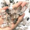 CZAOINCU 100 g Natural Black Quartz Rutilated Tourmaline Gravel, 3–5 mm view 2