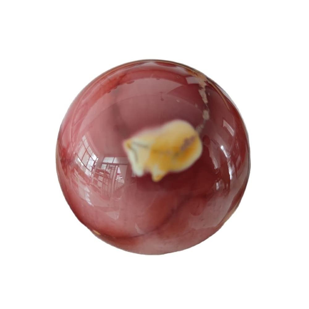 CZAOINCU Natural Stone Egg, Yellowstone Quartz Sphere and Crystal Home Decor