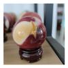 CZAOINCU Natural Stone Egg, Yellowstone Quartz Sphere and Crystal Home Decor view 2