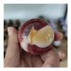 CZAOINCU Natural Stone Egg, Yellowstone Quartz Sphere and Crystal Home Decor view 3