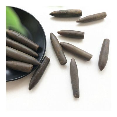 BIANMTSW Family Gift 1PC Natural Rare Arrow Fish Fossil Specimen Stone, Natural Stone and Mineral Lucky Stone, Textured (Color: One Size)