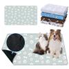 Mateju Washable Puppy Training Pad, Non-Slip, Absorbent, Reusable, 100 x 70 cm, Light Green view 1