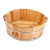 LINGERZ Wooden Foot Bath Basin view 1