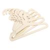 MAGICLULU 5-Pack Children's Clothes Hangers, Handmade Animal Design, Beige, Space-Saving and Durable view 1