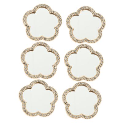 Healeved 6-Piece Mini Cookie-Shaped Smartphone Cosmetic Mirror Set