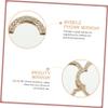 Healeved 6-Piece Mini Cookie-Shaped Smartphone Cosmetic Mirror Set view 3