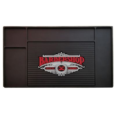 Asukohu Reusable Barber Station Mat, Non-Slip and Waterproof