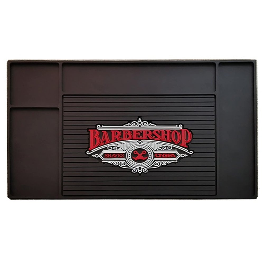 Asukohu Reusable Barber Station Mat, Non-Slip and Waterproof