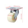 2-Inch Nylon Swivel Casters with Brakes for Office Chairs and Tables view 2