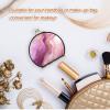NYYYTTTEU Abstract Pink Marble Foldable Compact Makeup Mirror view 4