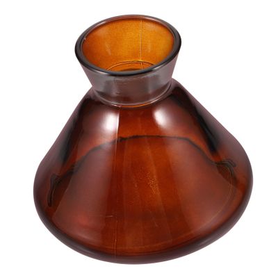 Alipis 220 ml Brown Glass Diffuser Bottle with Wide Mouth, 1 Piece