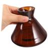 Alipis 220 ml Brown Glass Diffuser Bottle with Wide Mouth, 1 Piece view 2