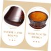 Alipis 220 ml Brown Glass Diffuser Bottle with Wide Mouth, 1 Piece view 3