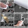 famesale Graffiti-Print Pet Feeding Mat, Absorbent Non-Slip Dog Bowl Mat view 4