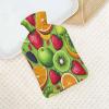 Fruit-Print Hot Water Bottle with Plush Cover view 4