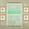 Today's Curtain Songbird Valance, Semi-Sheer Lace, 12 in, Ivory, 56 x 12 in (W x L) view 4
