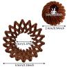 Genikeer Bird's Nest Velvet Hair Clips for Ponytails and Buns view 2