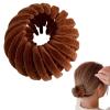 Genikeer Bird's Nest Velvet Hair Clips for Ponytails and Buns view 3