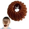 Genikeer Bird's Nest Velvet Hair Clips for Ponytails and Buns view 4