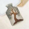 YJWANDL Hot Water Bottle with Tree Print, 26.5 x 15.3 cm view 4