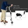 2-Wheel Stand-Up Walker, Foldable Lightweight Aluminum Walker with Armrests, Rollator, Supports up to 220 lb view 2