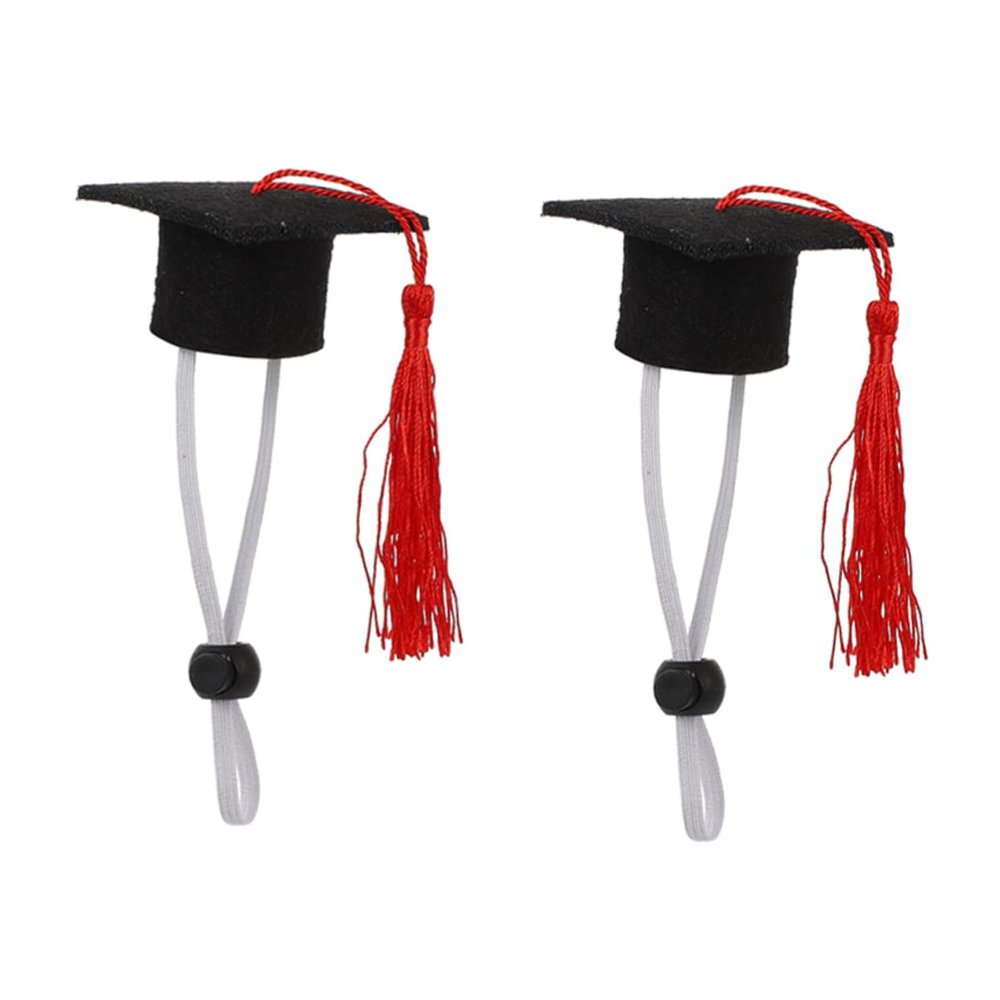BESPORTBLE 2-Piece Pet Graduation Hat Set