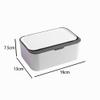 GZSYWZ Wet Wipes Box with Removable Lid, Gray view 2