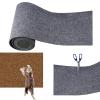DIY Climbing Cat Scratcher, Cut-to-Fit Self-Adhesive Cat Scratching Mat, Sofa and Wall Protector (Light Gray, Size view 1