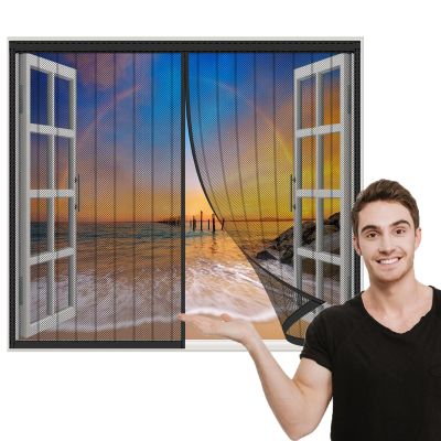 TYHJSH Magnetic Window Insect Screen, Self-Adhesive Mosquito Net