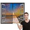 TYHJSH Magnetic Window Insect Screen, Self-Adhesive Mosquito Net view 1
