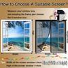 TYHJSH Magnetic Window Insect Screen, Self-Adhesive Mosquito Net view 4